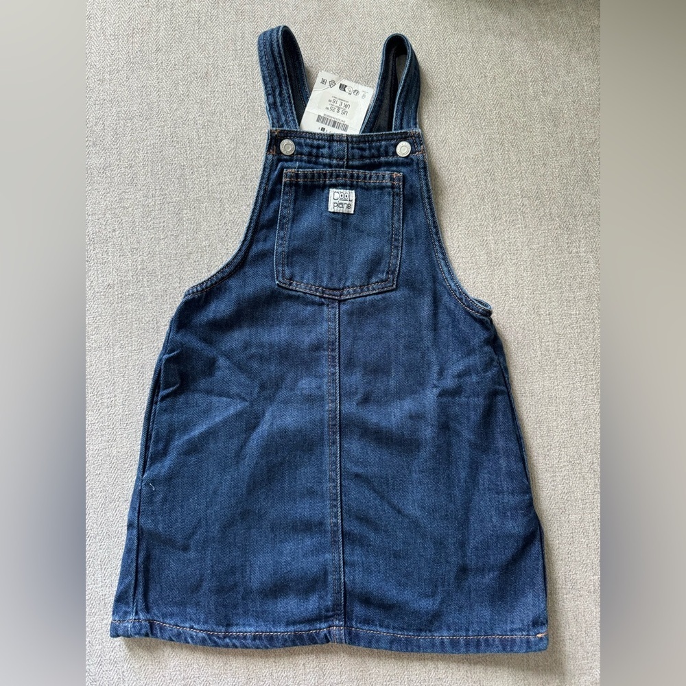 Zara Denim Overall Dress 5y - Picture 2 of 3
